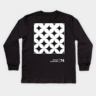 Zuckerzeit - Original Minimal Style Graphic Artwork Design Kids Long Sleeve T-Shirt